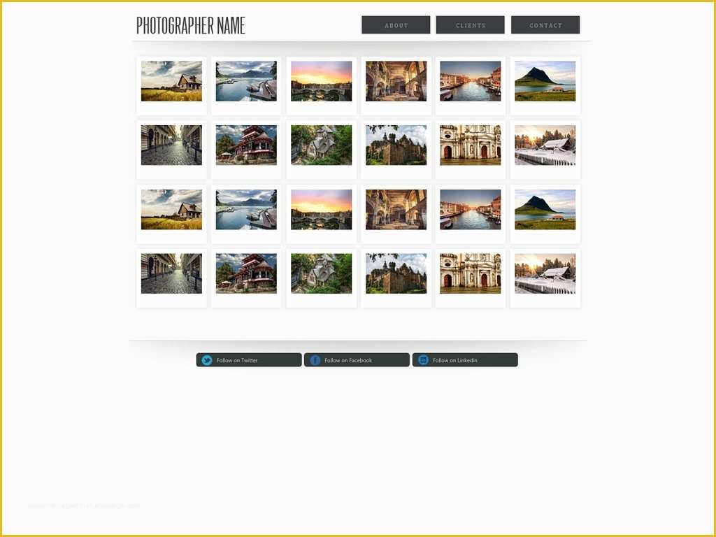 Free Photography Website Templates for Photographers Of Graphy Website Template