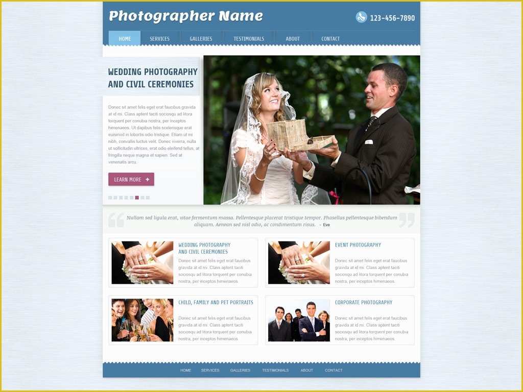 Free Photography Website Templates for Photographers Of Graphy Website Templates