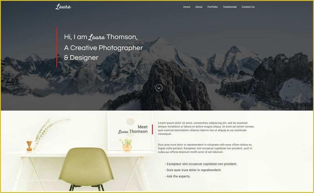 Free Photography Website Templates Of 20 Best Free Graphy Website Templates for
