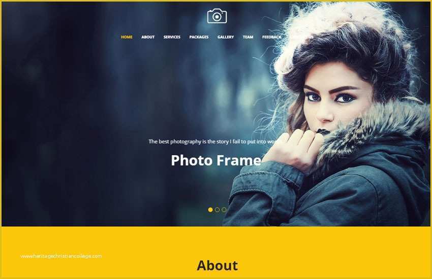 Free Photography Website Templates Of Focus Best Graphy Website Template Free Download
