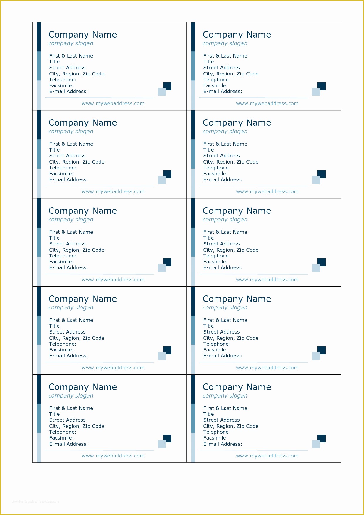 Free Photoshop Business Card Template Of Business Card Templates Avery 8371 Shop