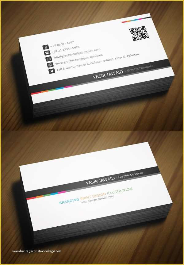 Free Photoshop Business Card Template Of Business Cards Printing Template Photoshop Free Free