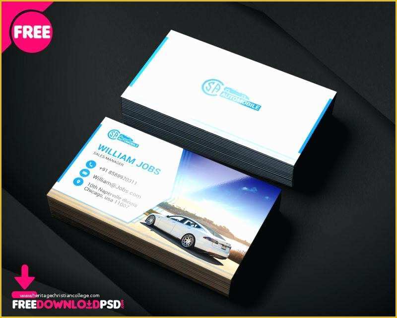 Free Photoshop Business Card Template Of Business Cards Templates Photoshop – Sharlottesreflections