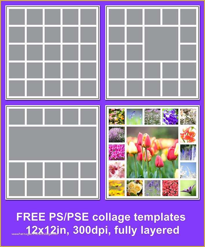 Free Photoshop Collage Templates Of Free Photo Collage Template Love Your Pics