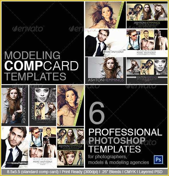 Free Photoshop Composite Templates Of Model P Card Shop Template On Behance