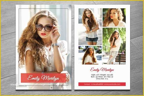 Free Photoshop Composite Templates Of Modeling P Card Template Fashion Model P Card Ms