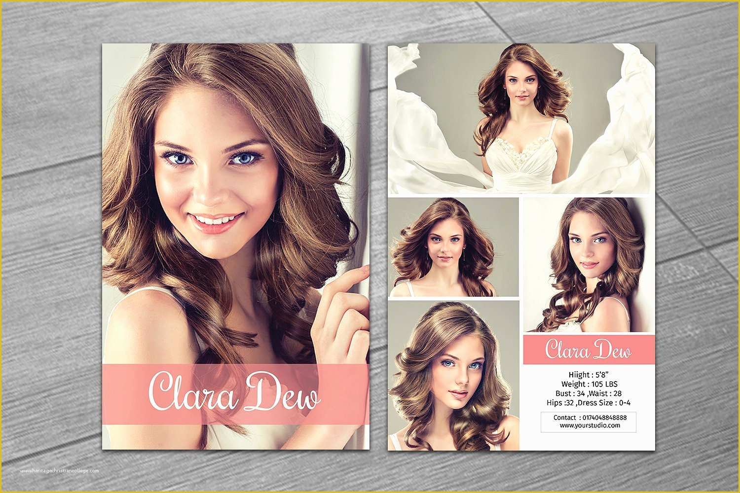 Free Photoshop Composite Templates Of Modeling P Card Template V247 Flyer Templates