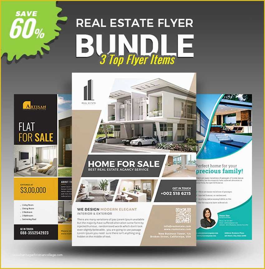 Free Photoshop Flyer Templates Of Shop Template Real Estate Flyer Fightclix