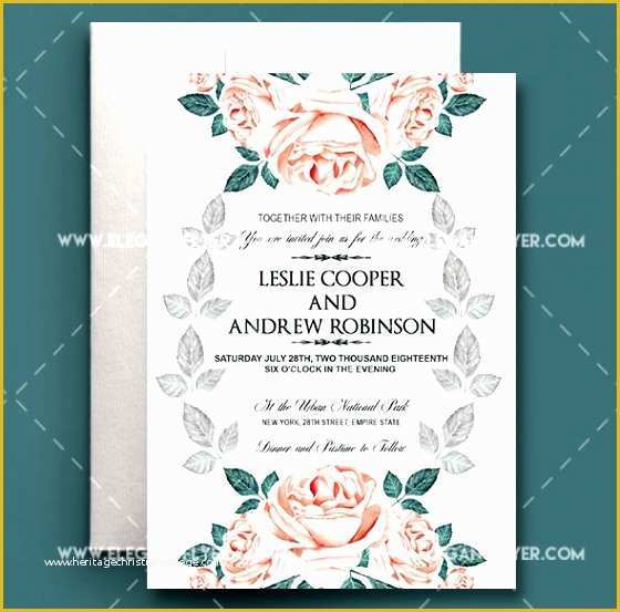 Free Photoshop Invitation Templates Of 10 Wedding Invitation Template Shop