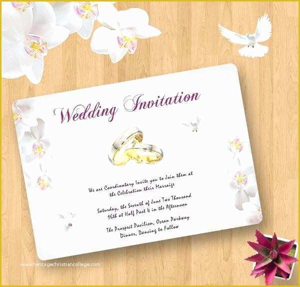 Free Photoshop Invitation Templates Of Shop Invitation Template Wedding Templates Psd Free