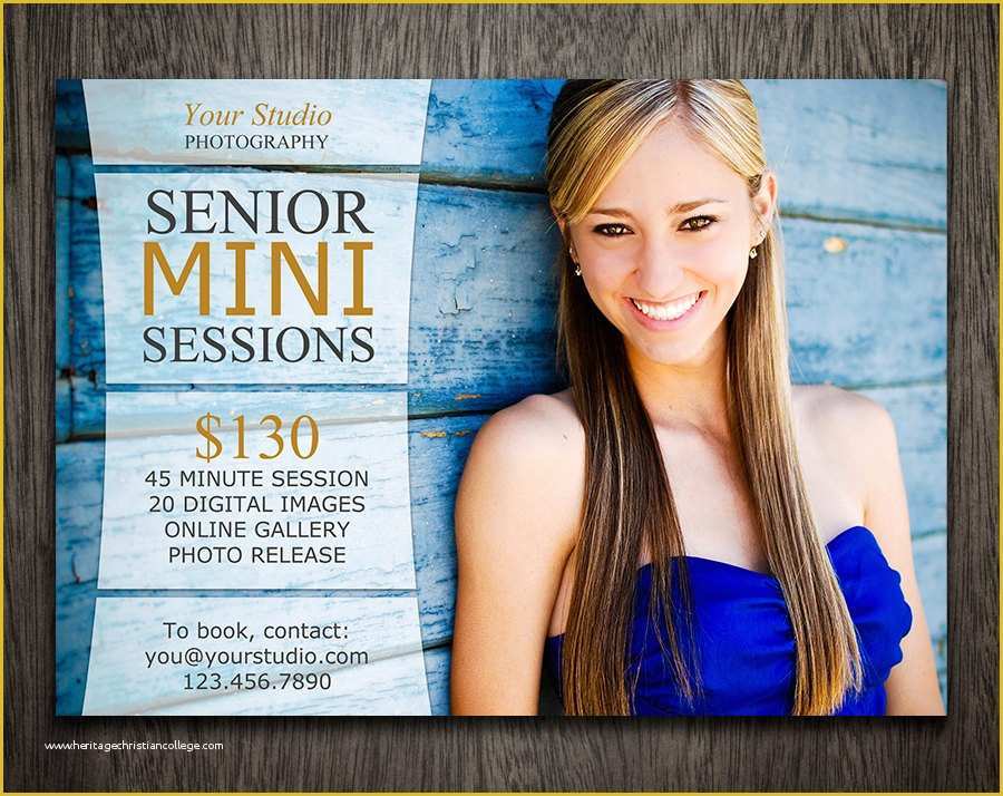 Free Photoshop Marketing Templates for Photographers Of Graphy Marketing Board Template Senior Mini Session