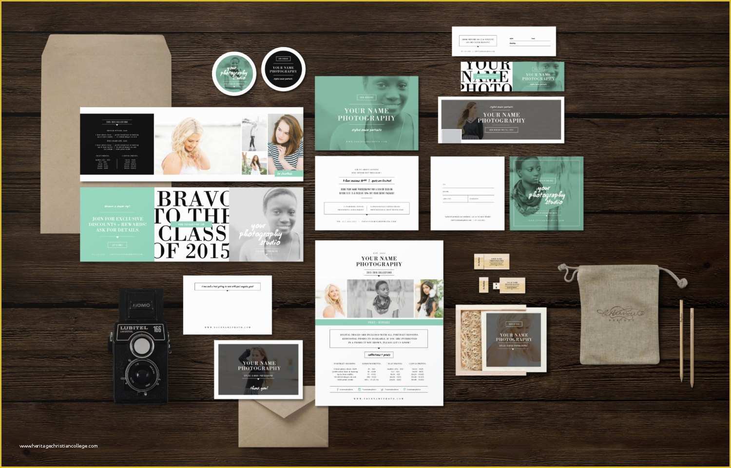 Free Photoshop Marketing Templates for Photographers Of Senior Graphy Marketing Set Brochure Templates On