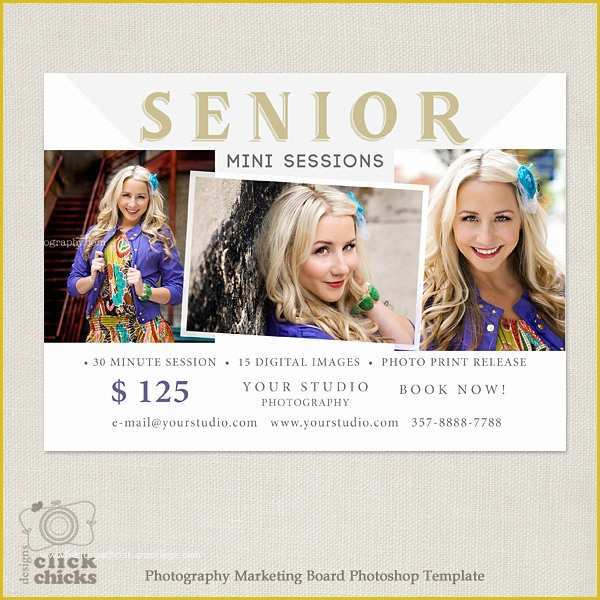 Free Photoshop Marketing Templates for Photographers Of Senior Mini Session Marketing Template for Graphers 086
