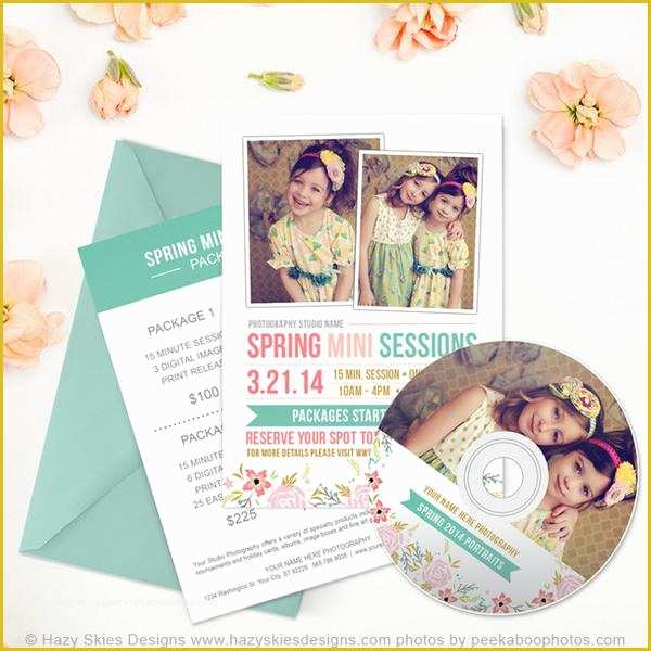 Free Photoshop Marketing Templates for Photographers Of Spring Mini Session Marketing