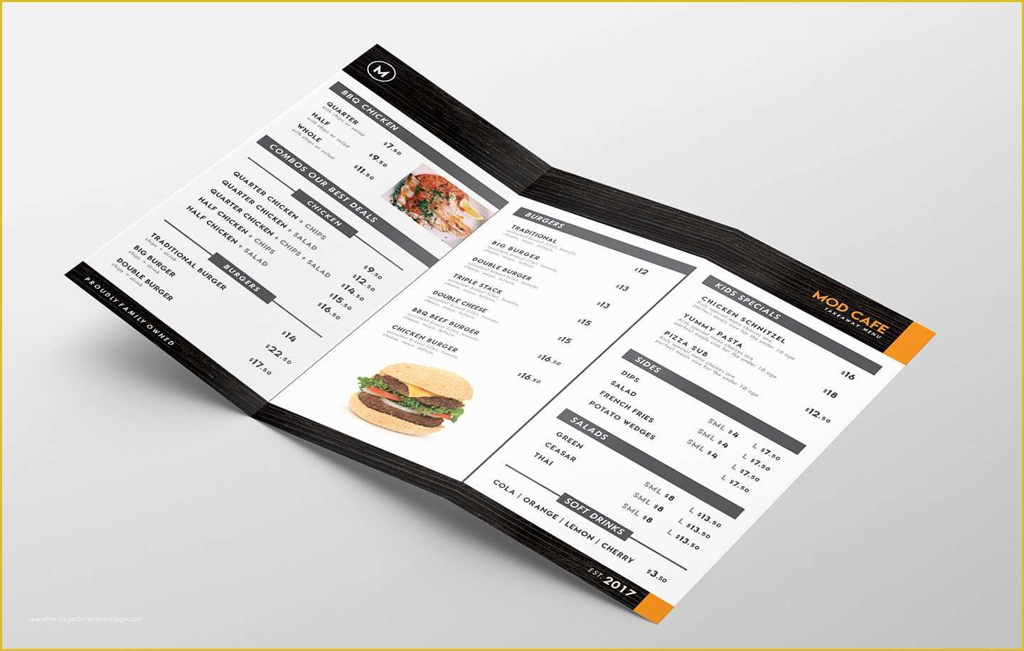 Free Photoshop Menu Template Of Free Menu Templates Pack Vol 3 Psd Ai for Shop