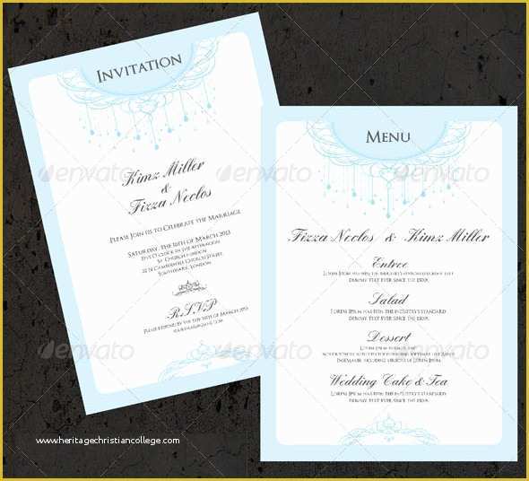 Free Photoshop Menu Template Of Wedding Menu Template 24 Download In Pdf Psd Word