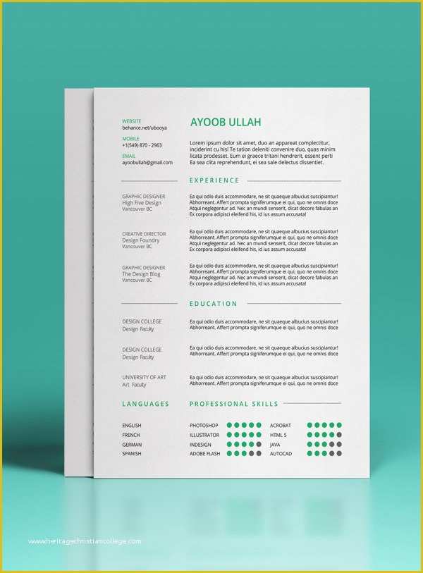 Free Photoshop Resume Templates Of 24 Free Resume Templates to Help You Land the Job