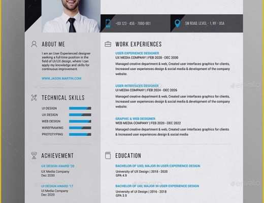 Free Photoshop Resume Templates Of 41 Resume Templates &amp; Examples Professional Modern