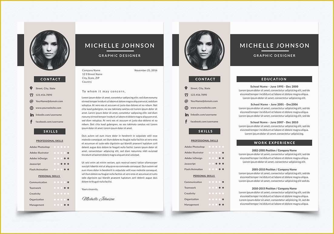 Free Photoshop Resume Templates Of Resume Template for Shop