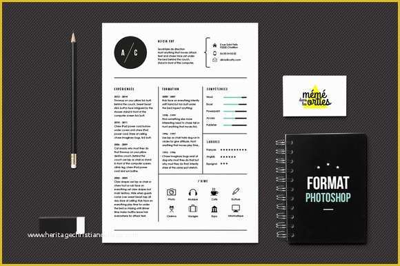 Free Photoshop Resume Templates Of Resume Template Free Shop Designtube Creative