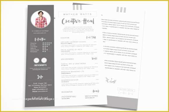 Free Photoshop Resume Templates Of Sharp & Clean Resume for Shop Resume Templates On