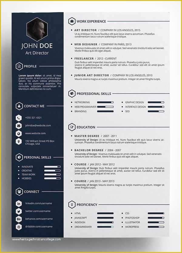 Free Photoshop Resume Templates Of Shop Resume Template Free