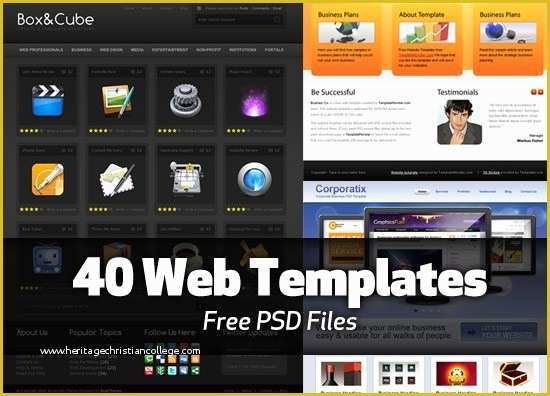 Free Photoshop Website Templates Of 40 Great Psd Templates to Base Your Website Design On
