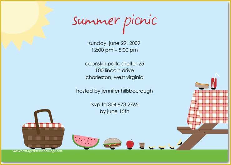 Free Picnic Invitation Template Of Cupcakes Kisses N Crumbs Picnic Party