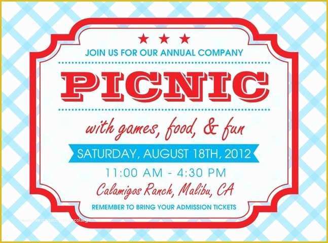 Free Picnic Invitation Template Of Free Printable Picnic Invitation Template Google Search