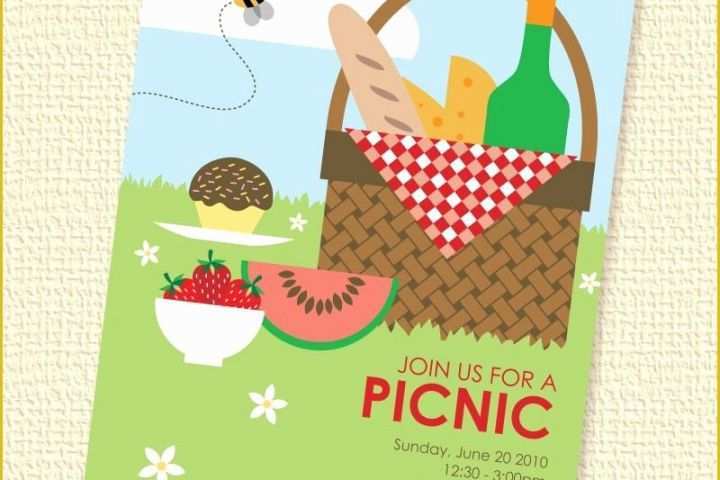 Free Picnic Invitation Template Of Picnic Invitation