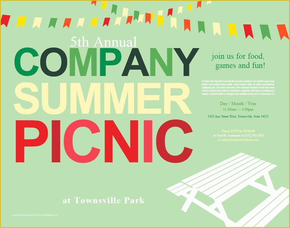 Free Picnic Invitation Template Of Picnic Invitation Templates