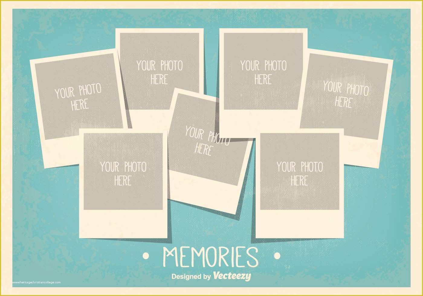 Free Picture Collage Template Of Vintage Style Collage Template Download Free