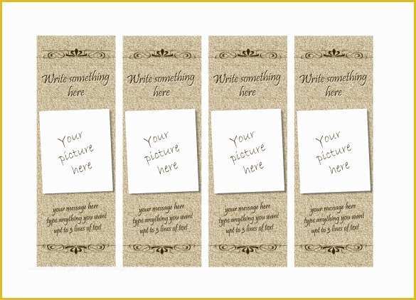 Free Picture Templates Of 14 Free Bookmark Templates Psd Vector Eps