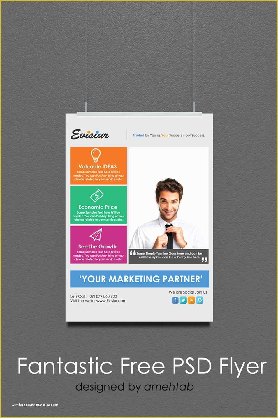 flyer templates design psd