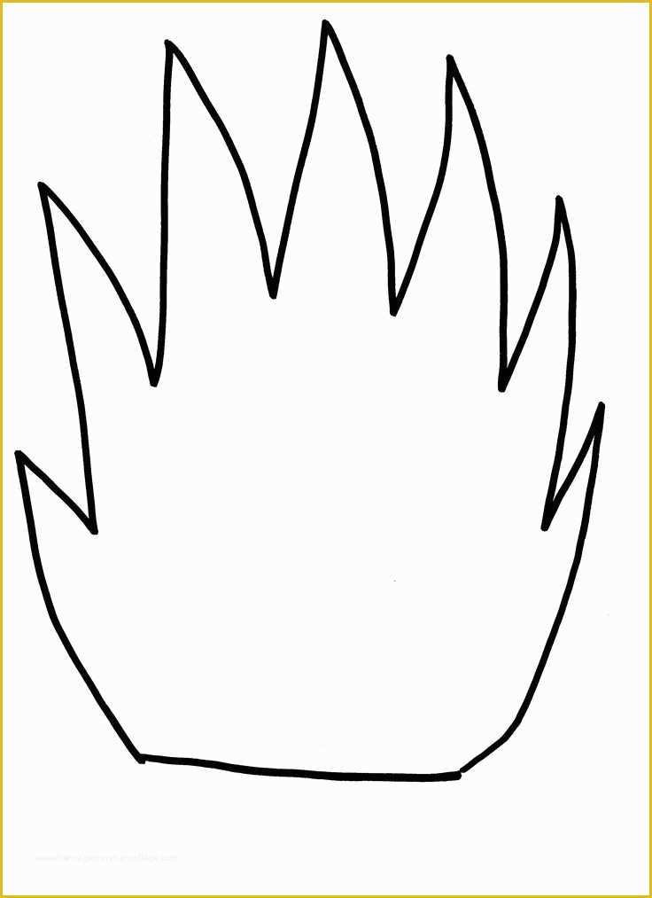 Free Picture Templates Of Best S Of Paper Flames Template Fire Flames Cut Out