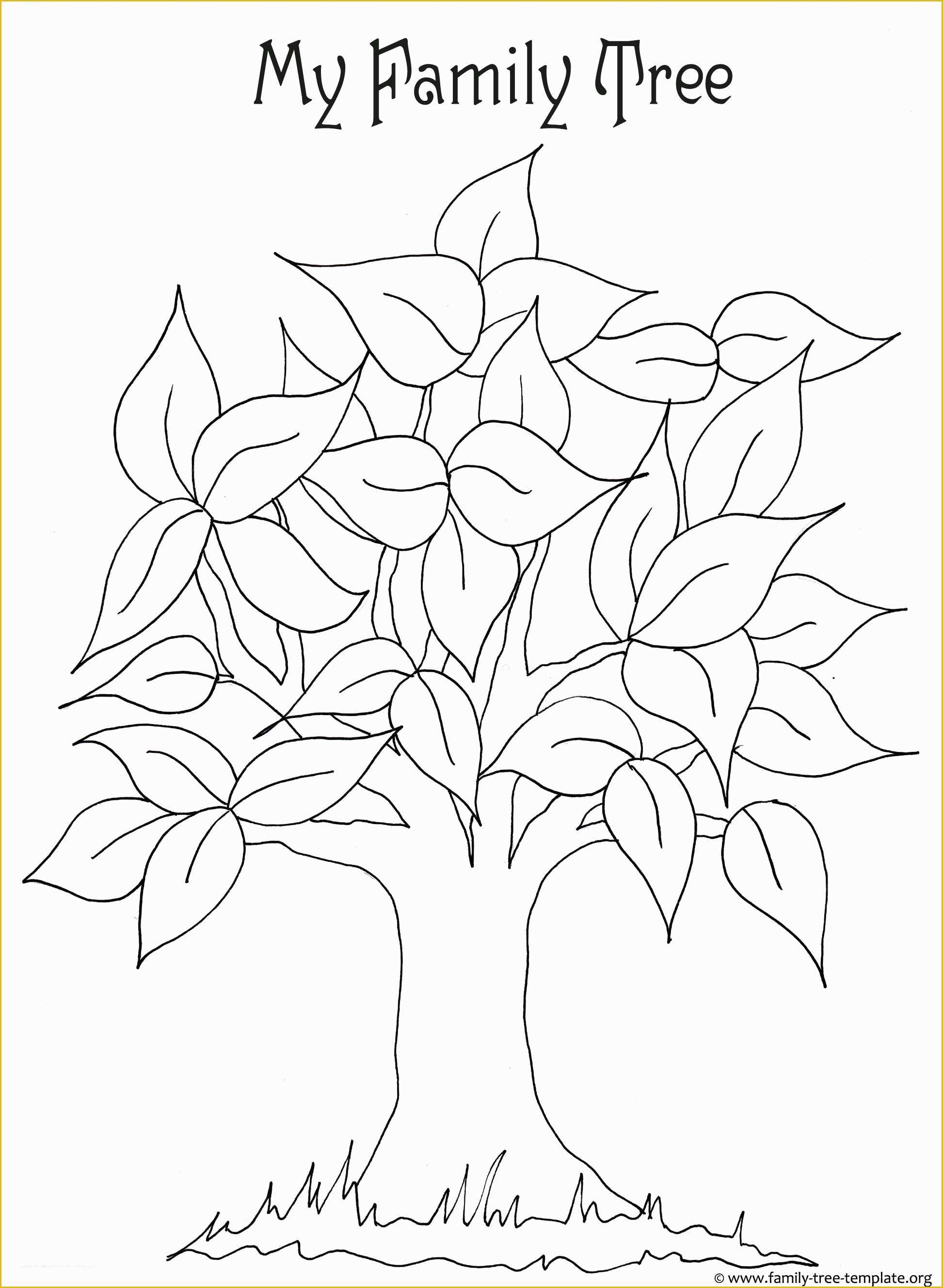 Free Picture Templates Of Family Tree Templates & Genealogy Clipart for Your