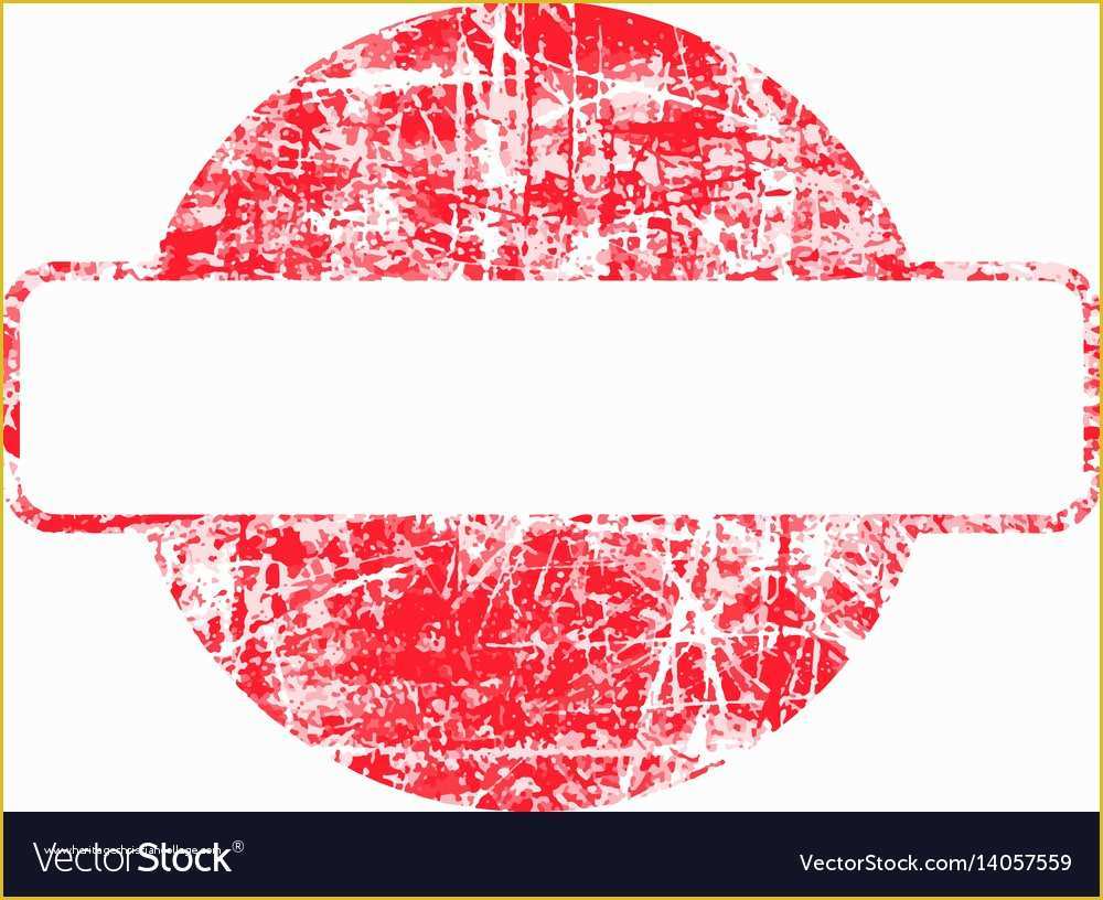 Free Picture Templates Of Red Circle Grunge Rubber Stamp Template Royalty Free Vector