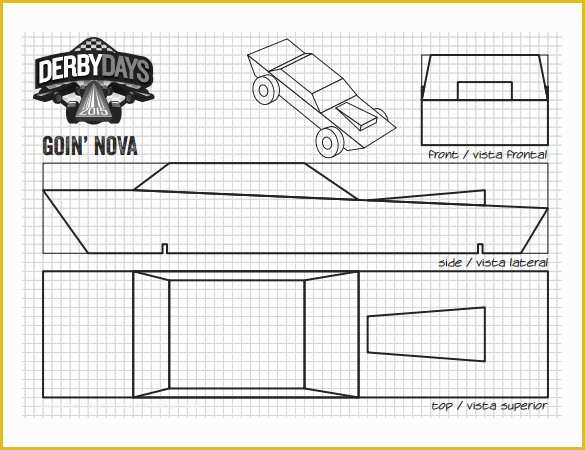 Free Pinewood Derby Car Templates Of 21 Cool Pinewood Derby Templates – Free Sample Example