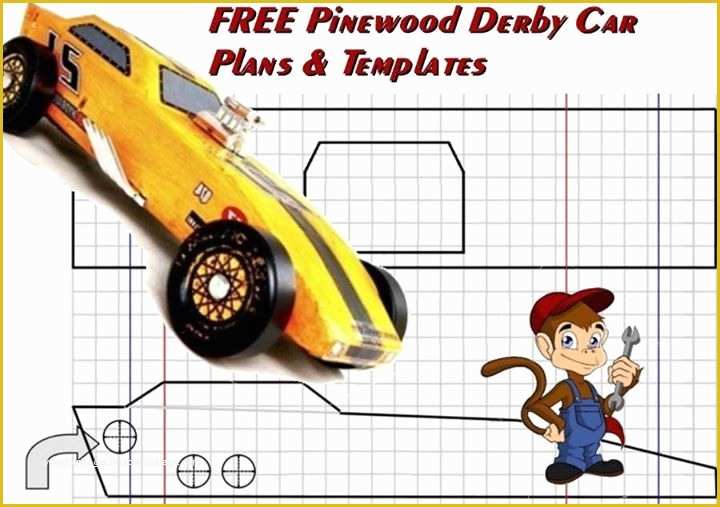 Free Pinewood Derby Car Templates Of Free Pinewood Derby Car Plans and Templates