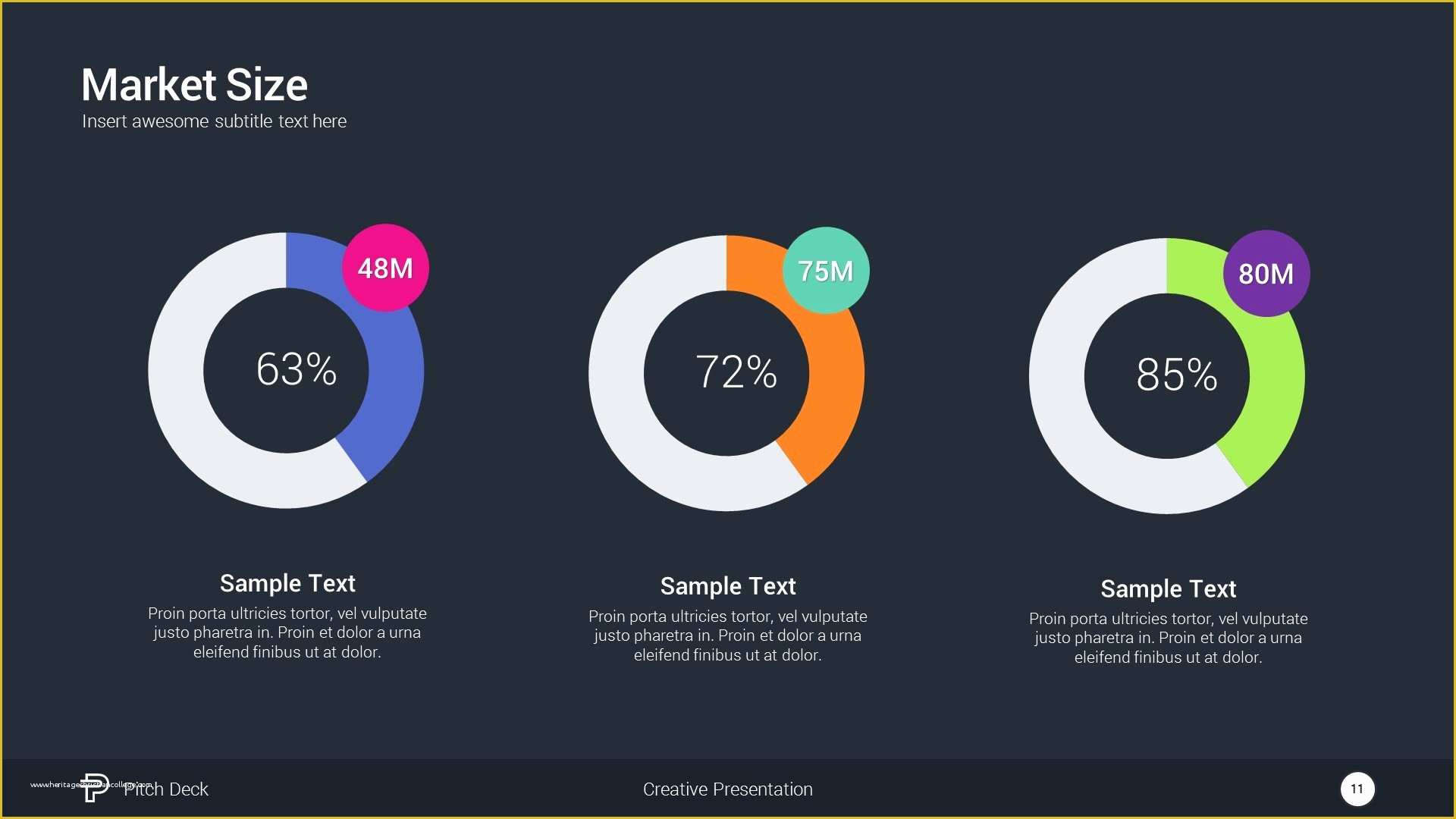 Free Pitch Deck Template Of Creative Pitch Deck Powerpoint Template by Pptx