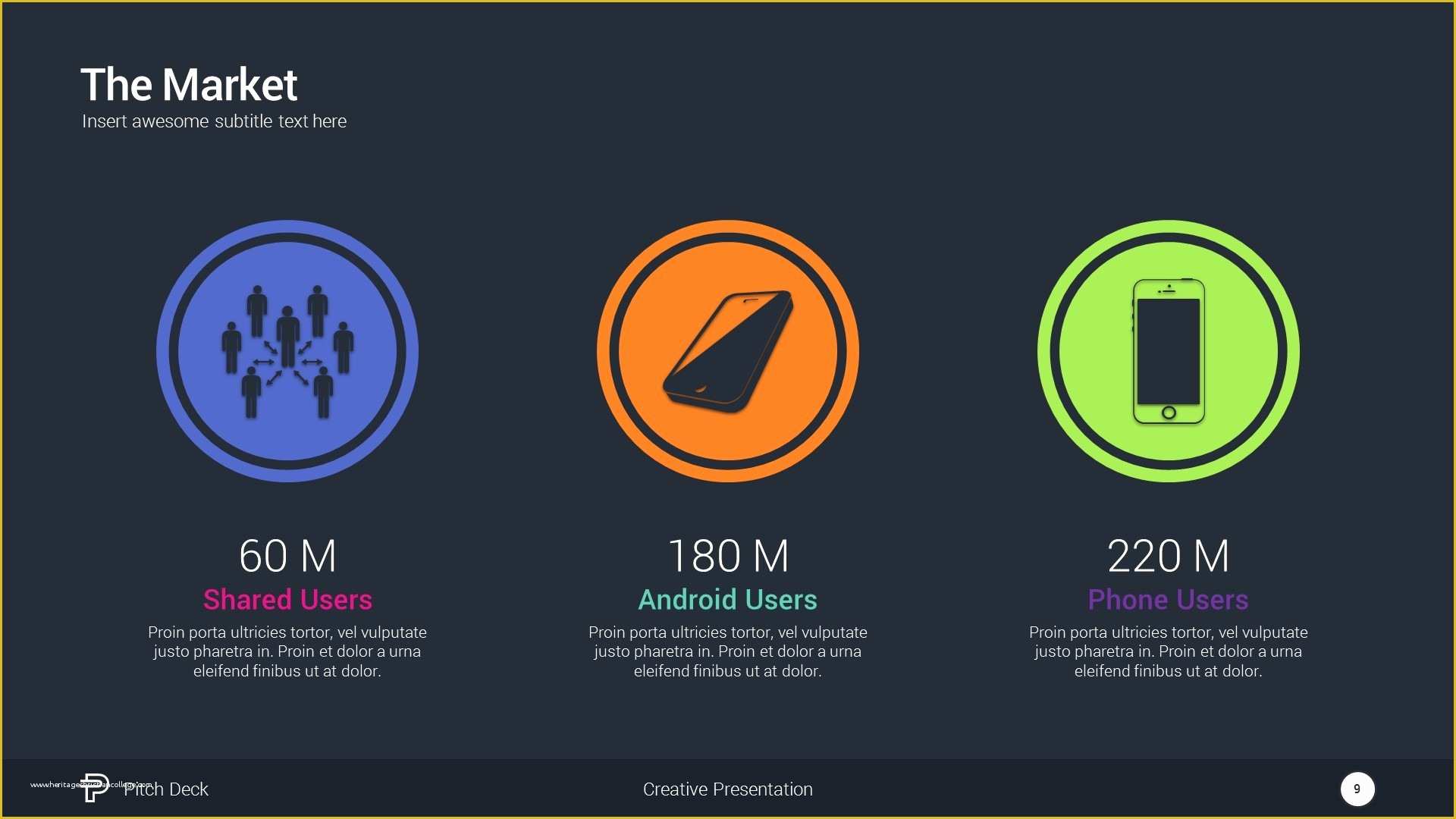 Free Pitch Deck Template Of Creative Pitch Deck Powerpoint Template by Pptx