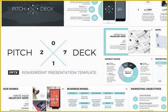 Free Pitch Deck Template Of Pitch Deck 2017 Powerpoint Template Presentation