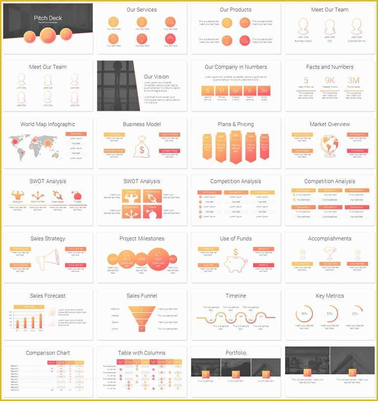 Free Pitch Deck Template Of Pitch Deck Powerpoint Template