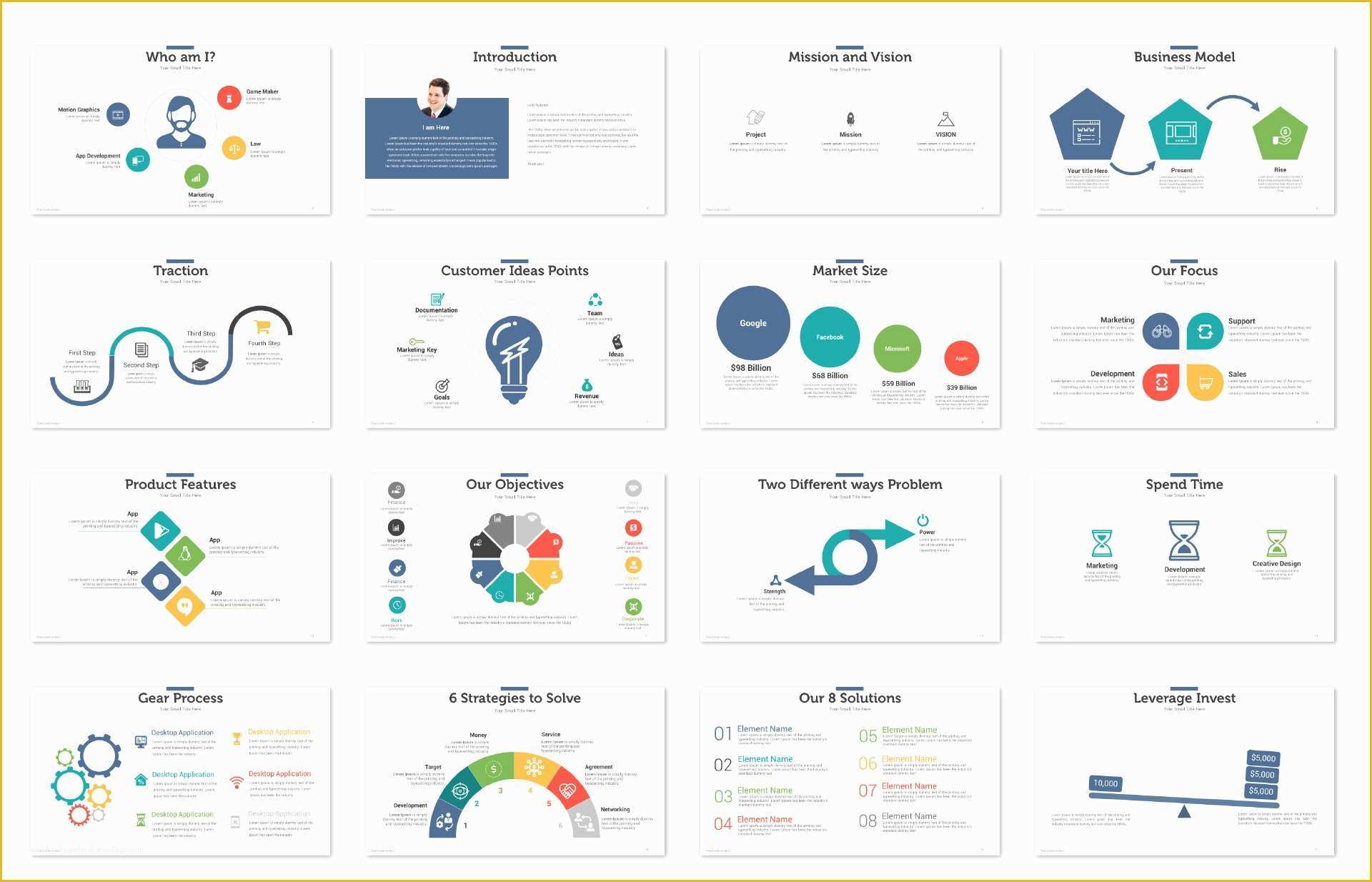 Free Pitch Deck Template Of Startup Pitch Deck Template Presentations Template