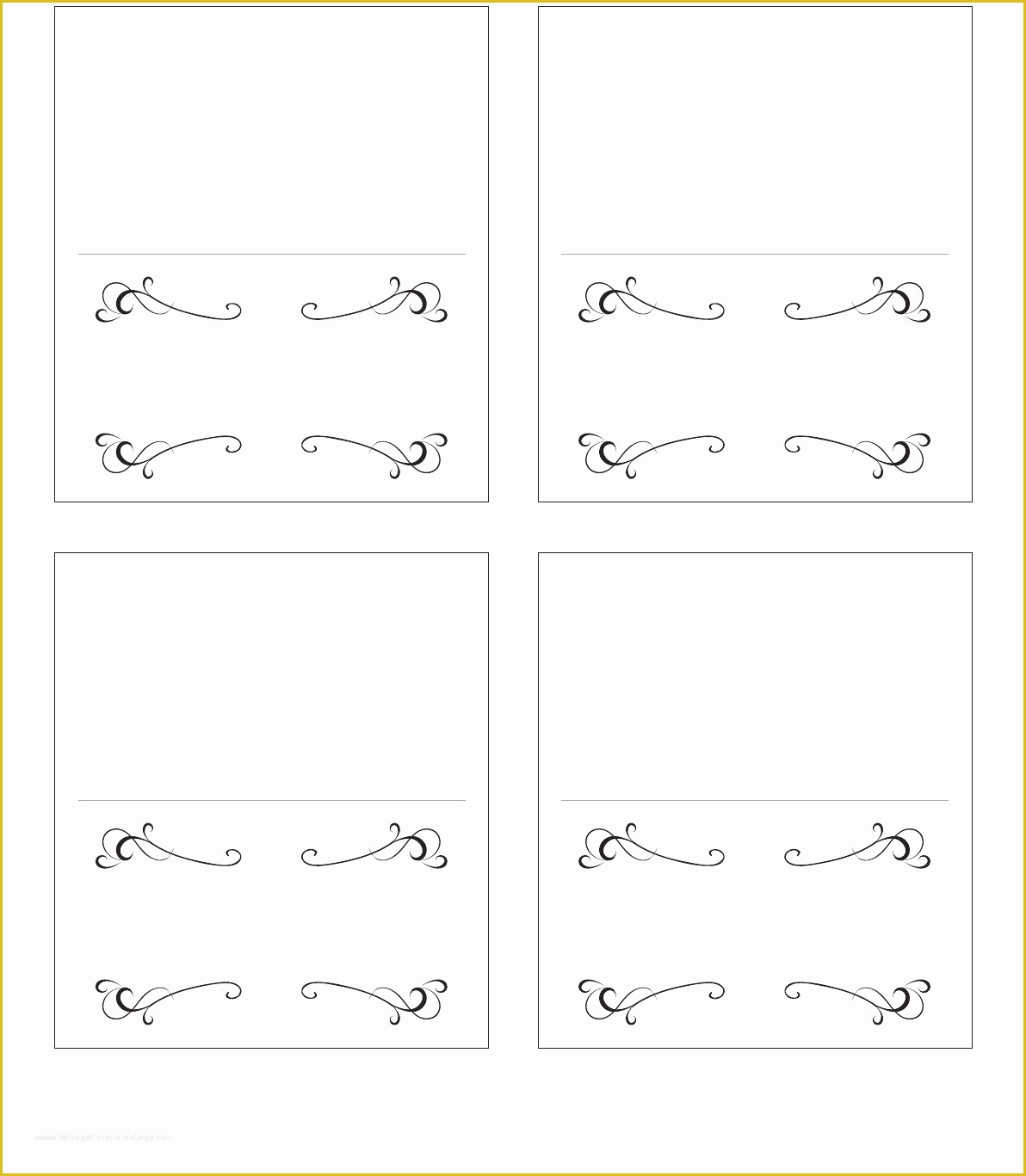 Free Place Card Template Of 19 Elegant & Fun Printable Place Cards