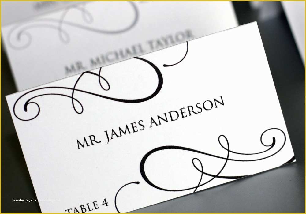 Free Place Card Template Of 7 Best Of Printable Place Card Template Wedding