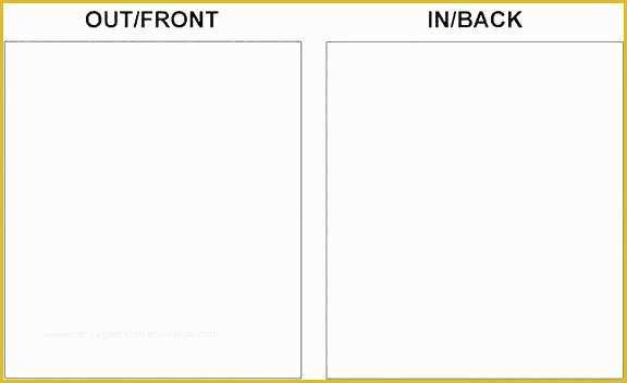 Fold Over Place Card Template