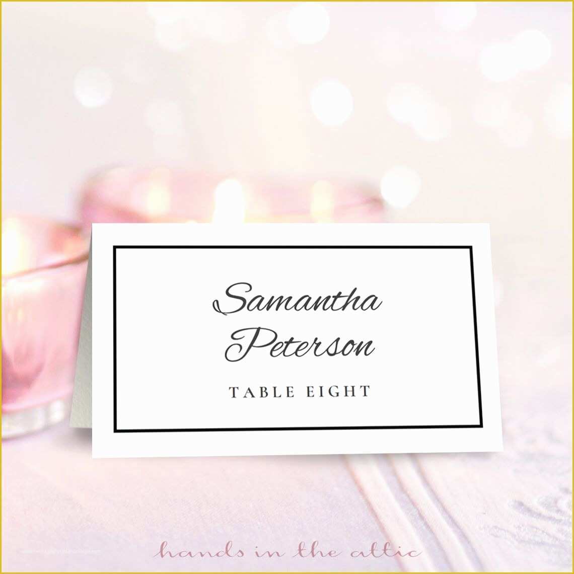Free Place Card Template Word Of Wedding Place Card Template Free Download
