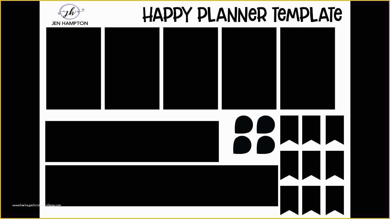 Free Planner Sticker Template Of Free Happy Planner Sticker Sheet Template Psd Great for