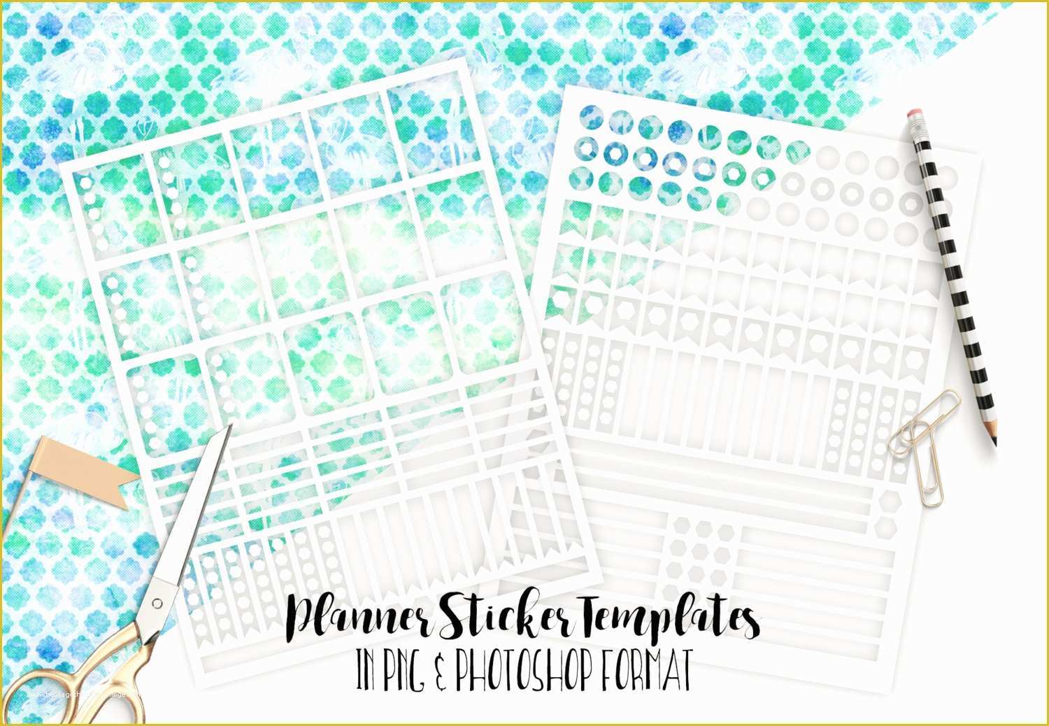 Free Planner Sticker Template Of Planner Sticker Templates Personal Use Blank Diy Sticker Sheet